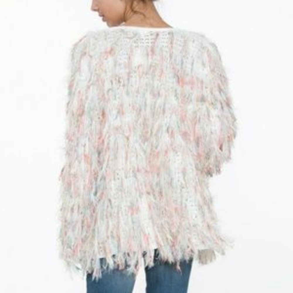 CARDIGAN SWEATER THE UNICORN " SHAG CARDIGAN - Picture 3 of 4